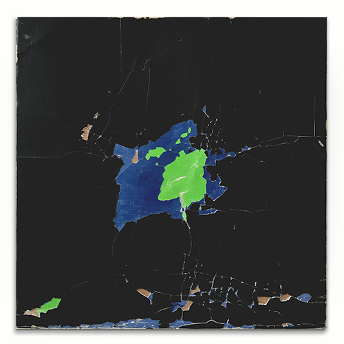 Scriosta Dubh, 150 x 150 cm, acrylic and oil on canvas, 2019
